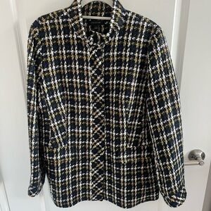 ⭐️$21 - Just Reduced - Ann Taylor Plaid Blazer - like new!